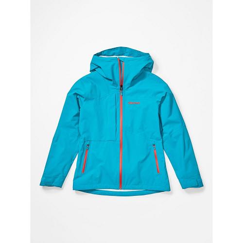 Marmot Rain Jacket Blue NZ - EVODry Torreys Jackets Womens NZ4375092